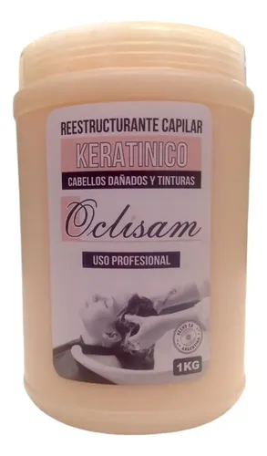 3 Baños Profesional Keratina Oclisam 1kg Pelo Dañado Teñido
