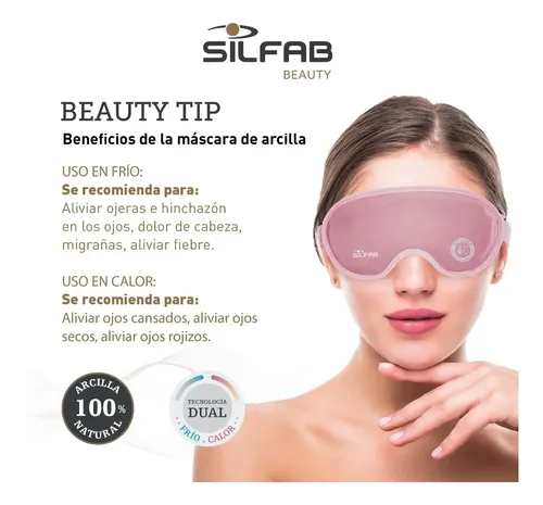 Máscara De Arcilla Para Ojos Frio Calor Silfab Beauty