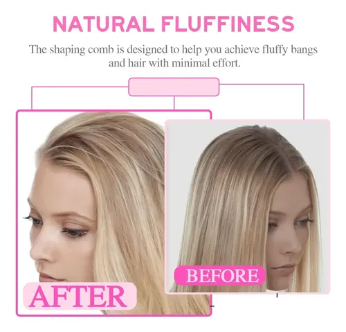 Pinza Para Dar Volumen Al Cabello, Peine Moldeador Con Clip