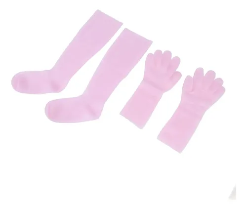 Set 2 Pares Guantes Y Medias Gel Silicona Hidratantes