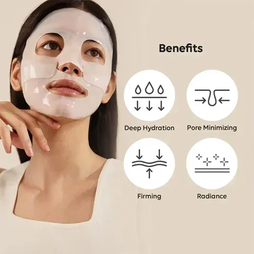 Mascarilla Facial De Hidrogel Hidratante Intensa Colágeno X4