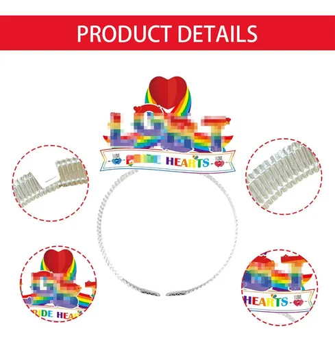 Accesorios Para El Cabello Tocado Del Orgullo Amor E