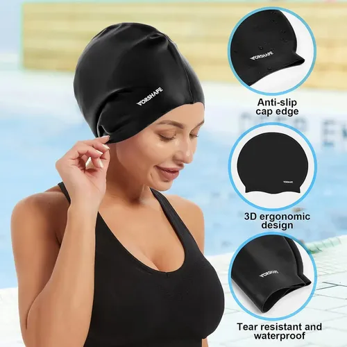 Gorro De Baño Grande Para Trenzas Y Rastas
