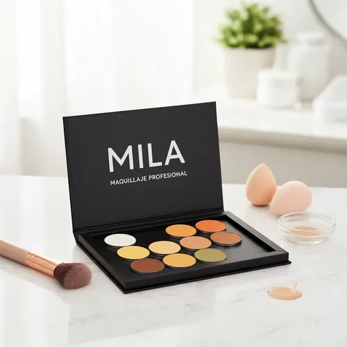 Paleta Mila Correctores Cremosos Alta Cobertura Pigmentación