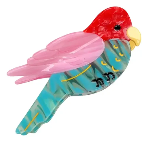 (5 #mold) Pinza De Pelo Para Cabello Largo, Respetuosa Con E Parrot