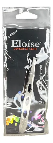 Pinza Para Depilar Eloise Acero Inox 8cm Plateada Cejas
