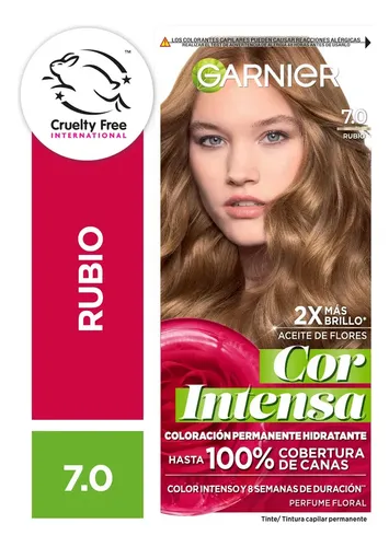 Tintura Permanente Cor Intesa Tono Rubio 7.0 Garnier