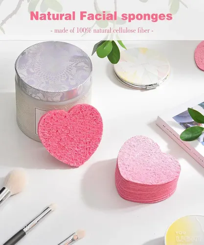 Caa 50 Esponjas Faciales Comprimidas, Celulosa Cosmética