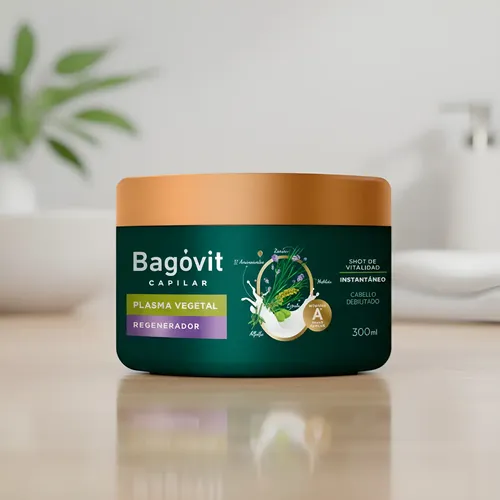 Bagovit Tratamiento Plasma Vegetal Regenerador Capilar X300