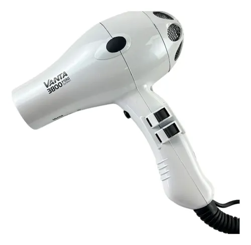 Secador De Pelo Vanta 3800 Blanco Peluqueria Barberia 3c