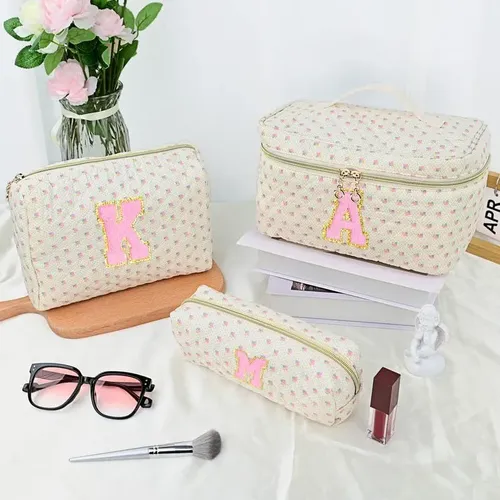 Set De 3 Necesseres De Maquillaje Dosuke Con Inicial Persona