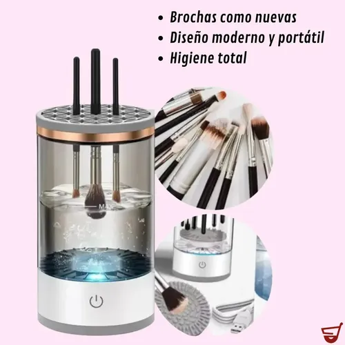 Limpiador Eléctrico y Automático de Brochas de Maquillaje USB