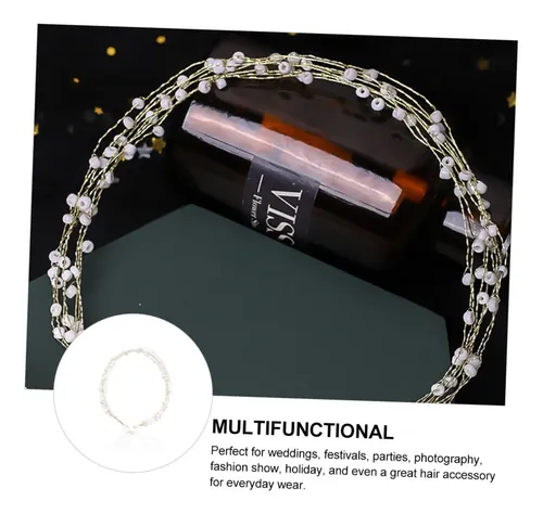 Hand-woven Pearl Bridal Headband Hair Accessories For