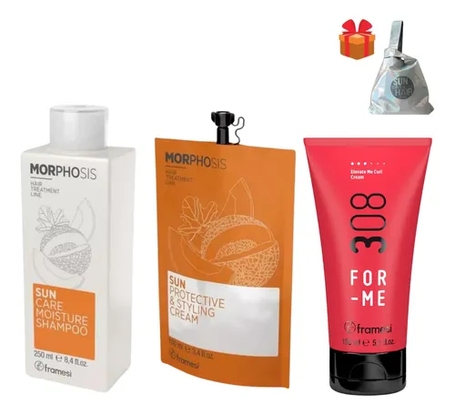 Kit Sun Shampoo Crema De Peinar Rulos 308 Nutricion Framesi