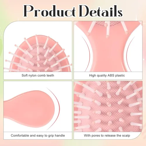 Cepillo Para Cabello Húmedo Ggstddup Mini Travel Desenredant
