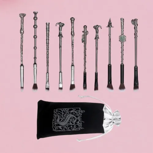 Kit De 10 Brochas De Maquillaje, Brochas De Maquillaje