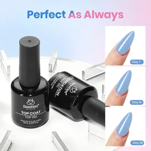 Set Gel Base Y Top Coat Beetles 15 Ml