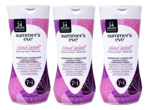 Jabón Íntimo Summers Eve Island Splash 3x266ml