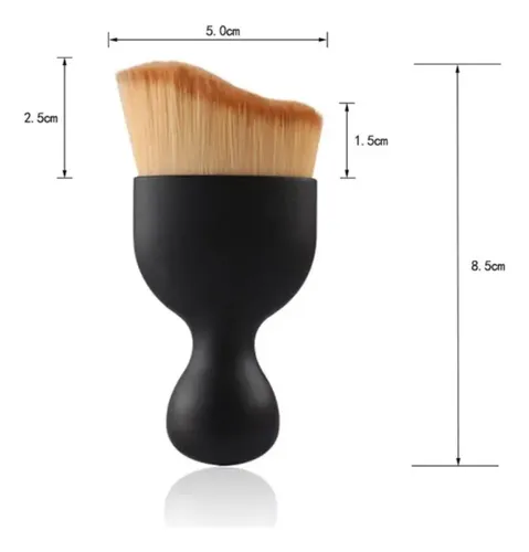 Brocha de Rostro Jessamy B8000 Plana en Negro