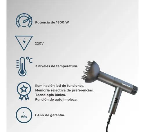 Secador De Pelo Power Tech Teknikpro