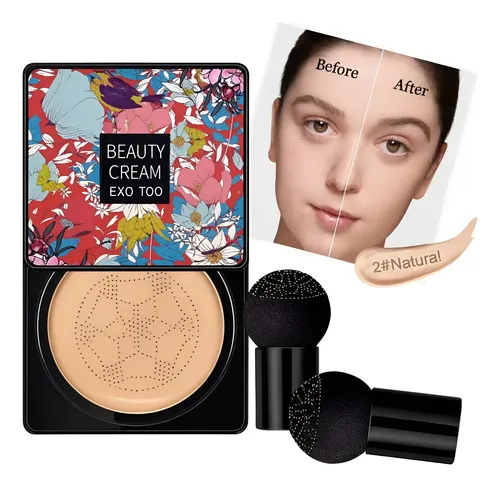Beauty Cream Exo Too Pack X2 Base Compacta Con Esfera