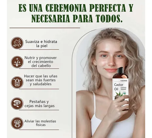 Fyyi Óleo De Rícino Puro Prensado A Frio Para Cuidadosfy
