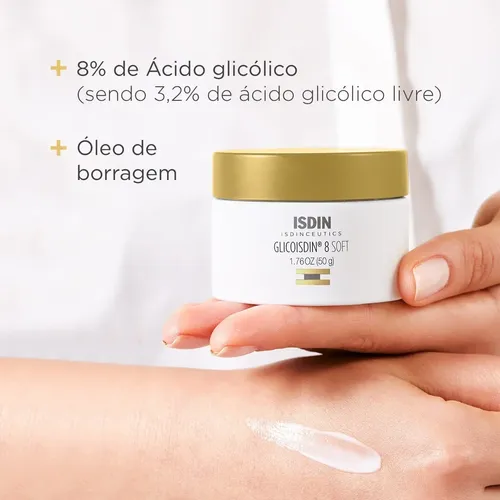 Isdin Glicoisdin 8 Crema Facial Antiedad Antiarrugas 50g