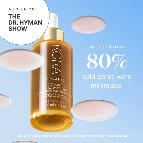 Sérum Facial Kora Organics Turmeric Glow Drops Todo Tipo De Piel Día/noche