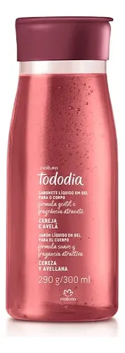 Jabón Líquido Corporal Tododia Cereza Y Avellana 300ml
