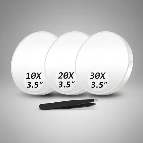 Espejos Aumento Kit 10x/20x/30x  Adiola Con Ventosas Y Pinza
