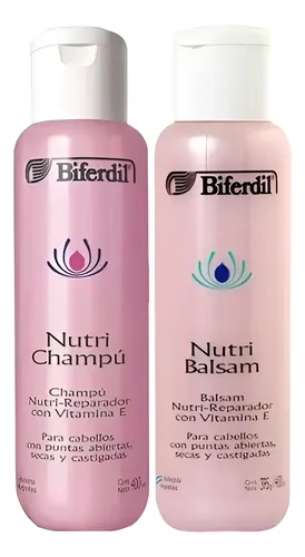 Biferdil Nutri Shampoo Y Acondicionador 400ml Duo 2 Unidades