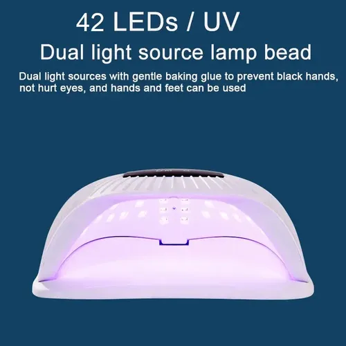 Cabina UV LED Seisa Verde Oscuro Temporizador 42 Leds