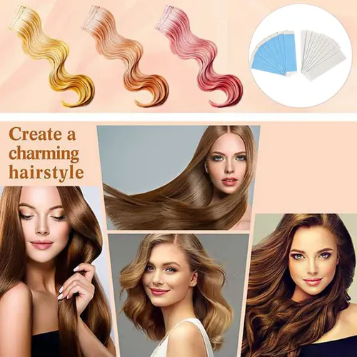 Cinta Adhesiva Doble Cara Para Extensiones De Cabello
