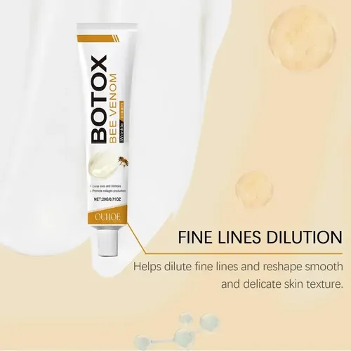 Crema Facial Botox Bee Venom Antiarrugas 20g Todo Tipo De Piel Día/noche