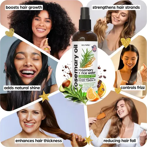 Spray De Crecimiento Capilar Rosemary Rice Water Con