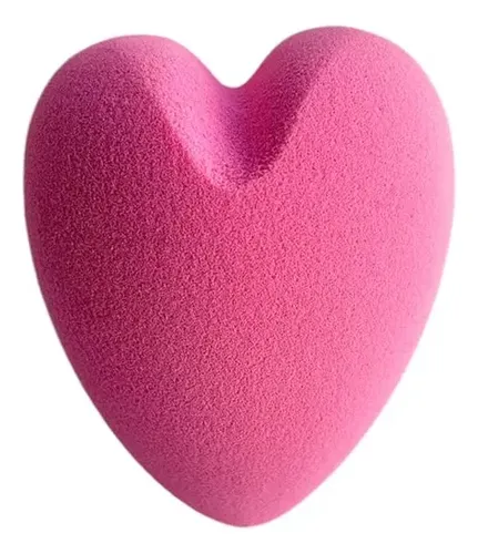 Esponja Maquillaje Corazón Glamory Dark Fuchsia Fucsia Grande