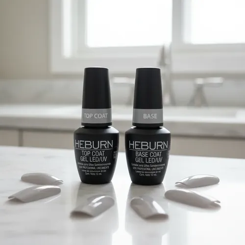 Heburn Top Y Base Uñas Semipermanente Uv/led