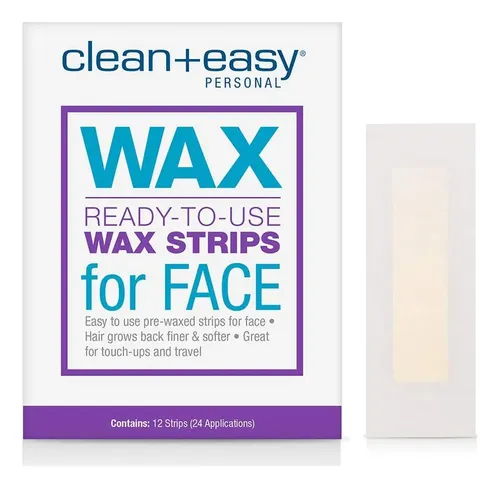 Cera Facial Lista Para Usar Clean + Easy – 12 Tiras