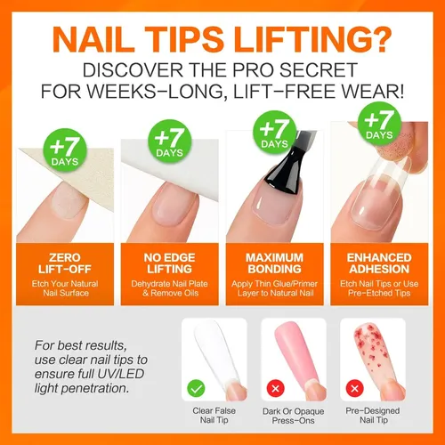 Conjunto De Pegamento De Uñas Gel Y Deshidratante/primer