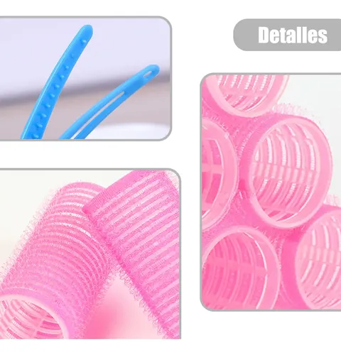 58 Piezas Tubos Para Cabello, Rulos De Plástico F.