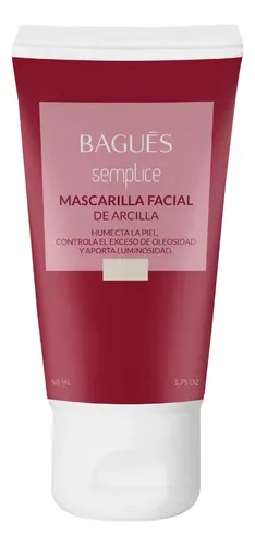Mascarilla Facial De Arcilla Bagués Semplice Purificante 50m