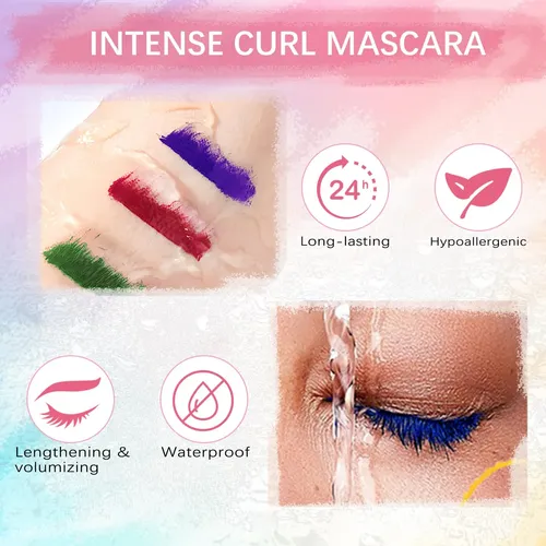 Juego De Rímel De Colores De 6 Colores, Mascara De 2026