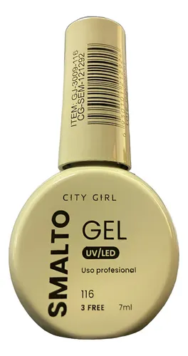 Esmalte De Uñas Profesional City Girl Smalto 7ml N116