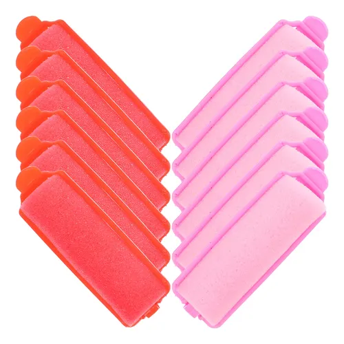 Rodillos De Pelo Con Esponja Para Mujer, 24 Unidades, Rizado