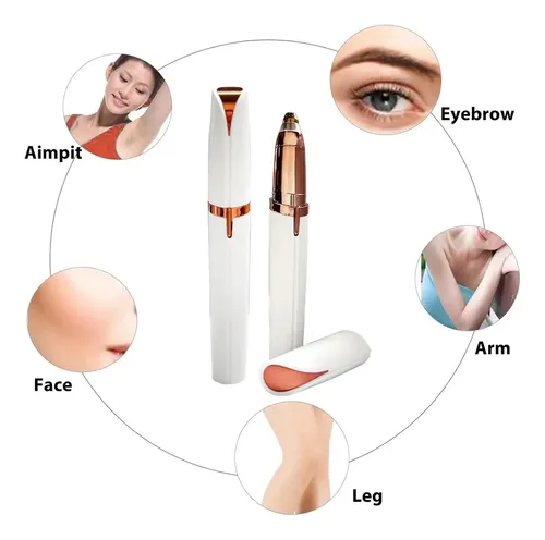 Lápiz Para Cejas, Recargable,indolora, Suave Y Precisa Blanco