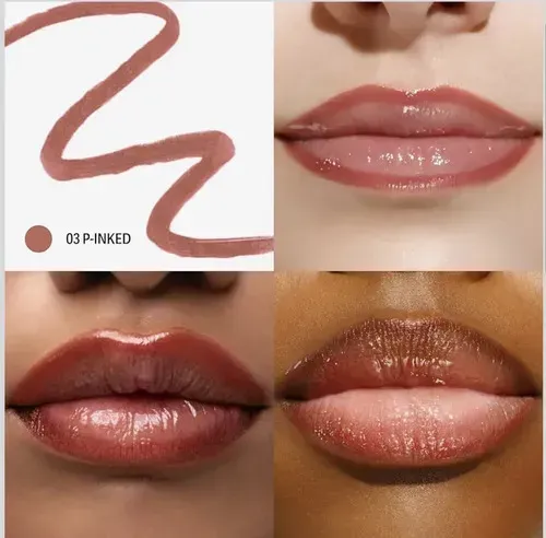 Delineador De Labios Sacheu Peel Off Tono 01 Noohde 03 Rose P- Inked