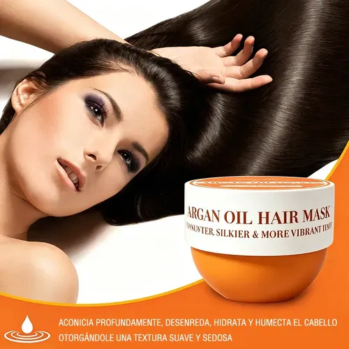 Mascarilla Capilar Con Aceite De Argán Immetee, 150 G