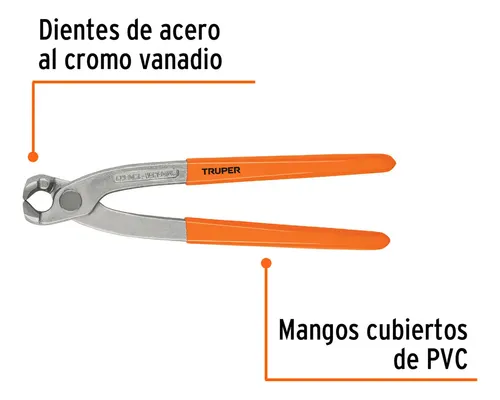 Tenaza De Armador Aislada 8 Pulgadas 20 Cm Truper Tn-8a