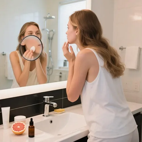 Espejos De Maquillaje Con Aumento De 50 Aumentos, 2 Unidades, Hacen Que Se Amplíen