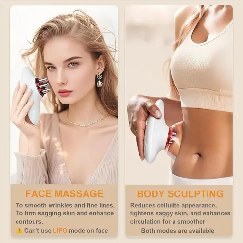 Masajeador Modelador 2 En 1 Cuerpo Y Rostro | Masajeador Y